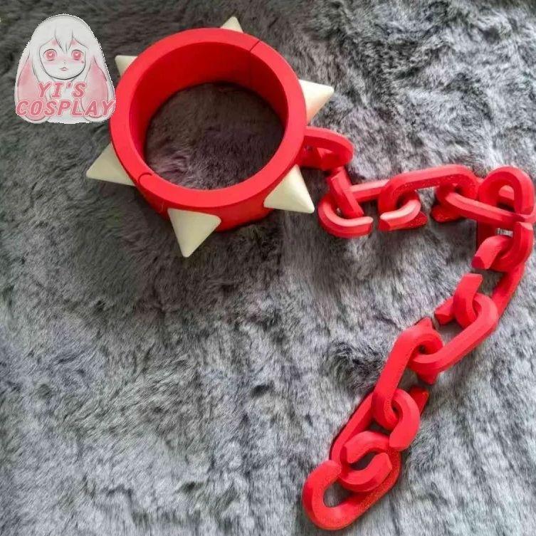 

Yis cosplay Customized Rivet Bracelet For Paw Furry Kigurumi Cosplay Kemono Handmade Headsets Beast One Size красный