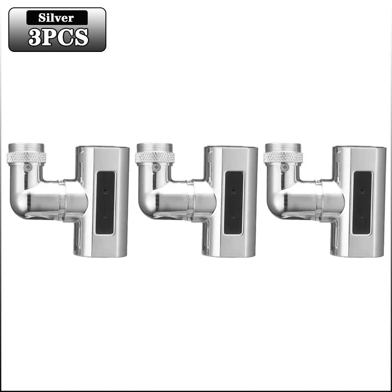 1-3PCS Four Speed Swivel Dishwasher Spout Faucet Small Flying Rain Faucet Kitchen Wash Shower Mixer Waterfall Aerator Faucet