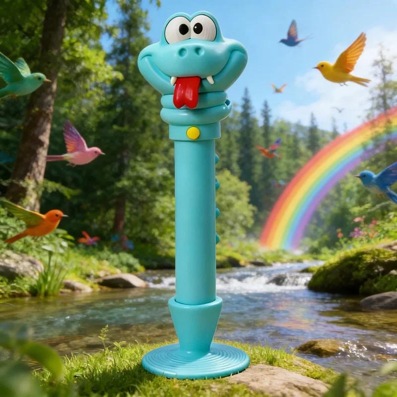 New Movie Cute Carrot Recording Pen Gary Snake Venom Cleaning Pen Toy Ballpoint Pen Dedicated Recorder Surprise Gift For Boys