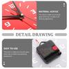 3D Acrylic Coffee Wall Clock Modern Kitchen Decor DIY Hollow Numeral Timepiece Red Wall Clock Home Decor