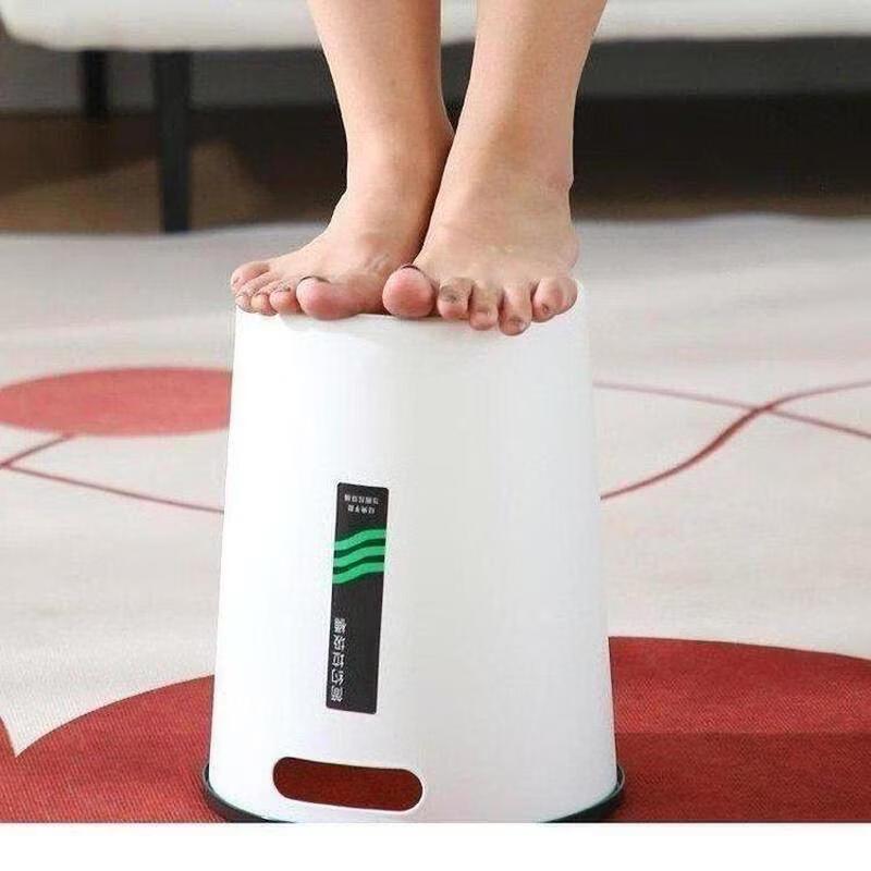 Flip-Top Plastic Trash Can