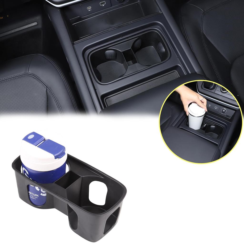 Sauicemy Auto Becher Getränkebecher Einsatz Organizer Mittelkonsole Autozubehör für Land Rover Defender 90 110 Becherhalter Schutz TPE Halter, Halter,