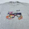Vintage Florida Beach Sunset Shirt Mens Large Sunglasses Flamingo 90s Tee
