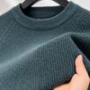 Men's Autumn & Winter 100% Wool Half-High Neck Sweater - Middle-Aged & Dad's Fashion