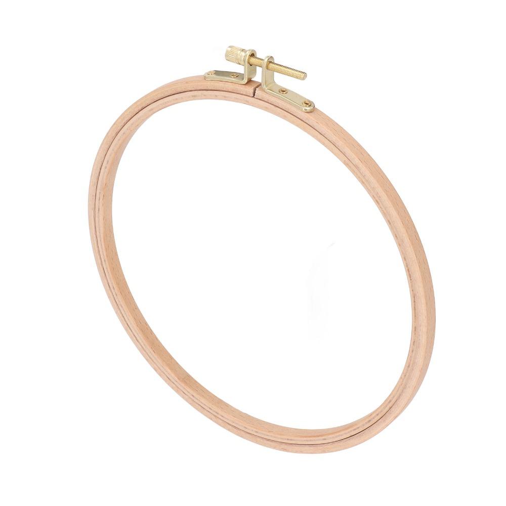 Beech Wood Wood Embroidery Hoop Adjustable Tightness DIY Embroidery Hoop For DIY Sewing