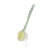 2-in-1 Bath Soft Back Brush Gentle Exfoliating Body Brush Bath Shower Sponge Scrubbing Brush Bathroom Shower Cleaning Tool