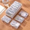 Data Cable Storage Box with 7 Small Compartment Boxes, Desktop Cable Organizer for Office Desk