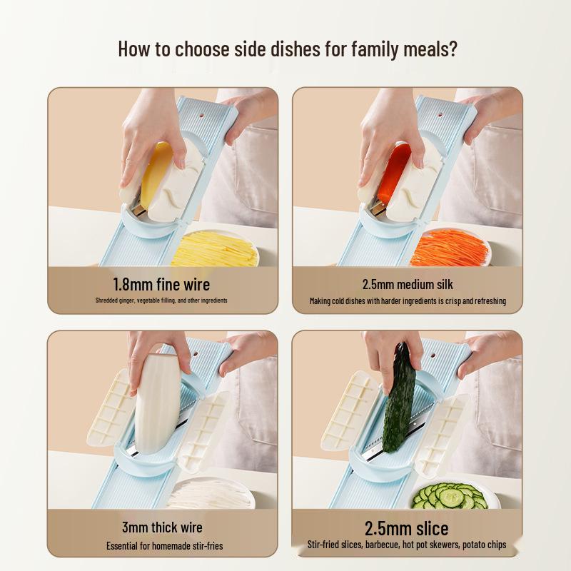 Longjiang Multifunctional Vegetable Grater and Julienne Slicer