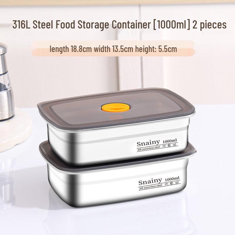 ZISIZ 316 Stainless Steel Food Container