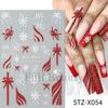 New nail art stickers Halloween pink love spider web mummy bandage love ghost nail stickers
