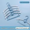 Multifunctional Non-Slip Retractable Hangers for Baby & Kids' Clothes – Small Size Drying Rack