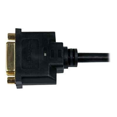 20 cm HDMI auf DVI-D Adapterkabel - STARTECH - Videoadapter - Schwarz - Geschirmt