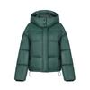 Women’s Short Detachable Hood Windproof Thicken Warm Winter Jacket With Raglan Sleeves
