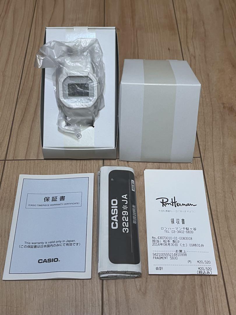 

[USED] CASIO Ron Herman x Fragment G-Shock Collaboration