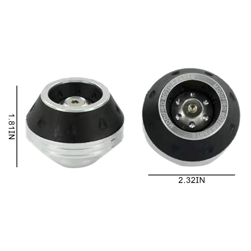 2 ks Alloy Universal Motocykly Padací Protector Nevýbušná přední vidlice Posuvníky