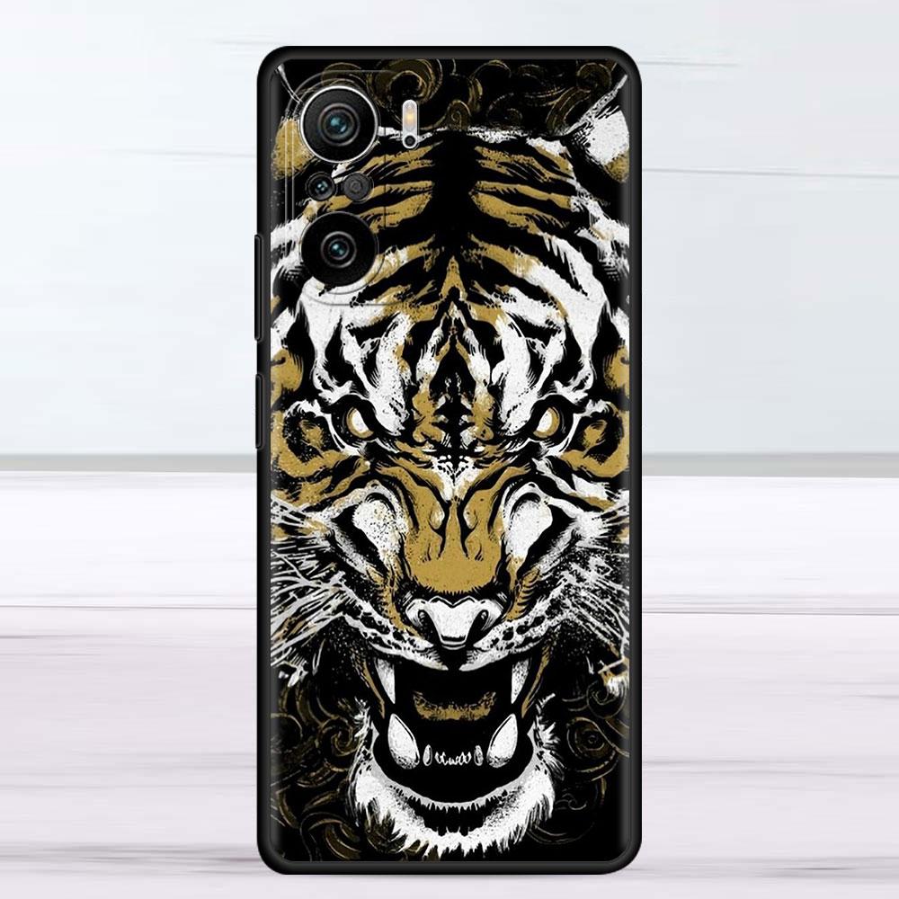 Hülle für Xiaomi Redmi Note 11 9S 10 9 8 7 9A 9C 9i K40 8T 10C 9T K50 Silikon Handyhülle Löwe Wolf
