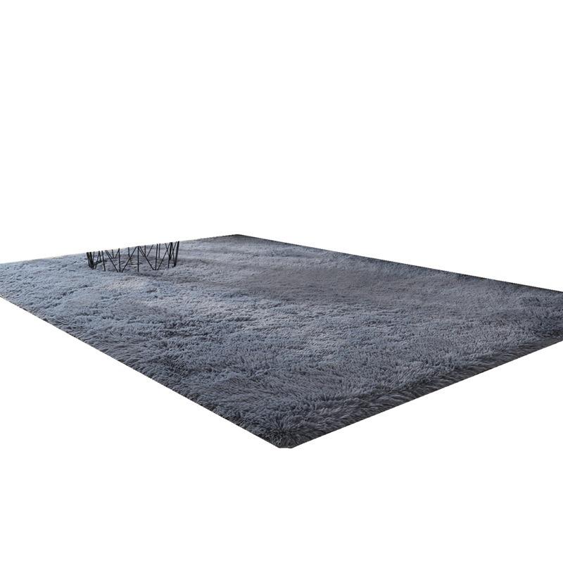 4.5cm Plush Shaggy Carpet Polyester Floor Rug Non-Slip Area Mat Bedroom Living Room Floor Covering Soft Pile Home Decor for Furniture Protection