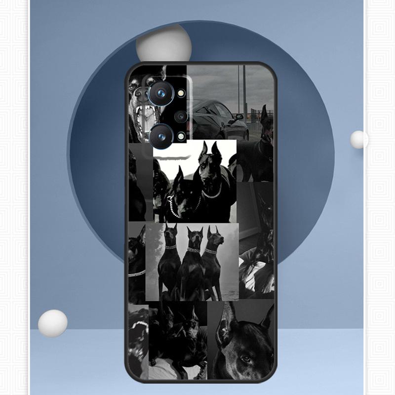 Doberman dog For Realme C55 C33 C30 C21Y 10 Pro Plus GT Neo 5 3 3T Case For OnePlus 11 10 Pro Nord 2 2T