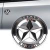 Stylové Kovové Černé Texas Edition Hvězda Vlajka Auto Znaky Odznaky Pro Jeep A Chevy