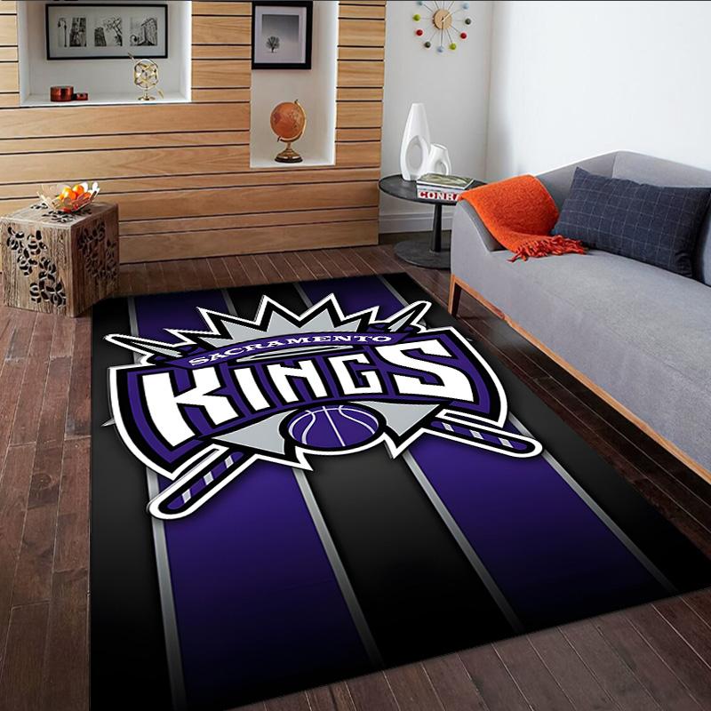 Sacramento Basketball Logo Carpet, Kitchen Rugs, Yoga Mat, Non-Slip Mats, Rug for Bathroom, Living Room bedroom, Camping Rugs Christmas Gift