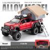 1/24 Ford Raptor Pickup Truck Model, Removable Simulated Alloy RV, Off-road Toy Car with Sound and Light, Boy's Birthday Gift