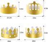 Party Hats King Crown Party Hats 20Pcs 4Styles For Coronation Celebration
