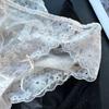 Ladies Spring and Summer Sexy Lace Wide Sided Mesh Low Waist Triangle Briefs