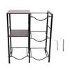 Jug Holder Space Saving Easy Assembly Strong Load Bearing 3 Tier Carbon Steel Jug Storage Rack for Office Living Room