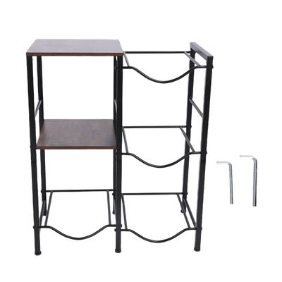 Jug Holder Space Saving Easy Assembly Strong Load Bearing 3 Tier Carbon Steel Jug Storage Rack for Office Living Room