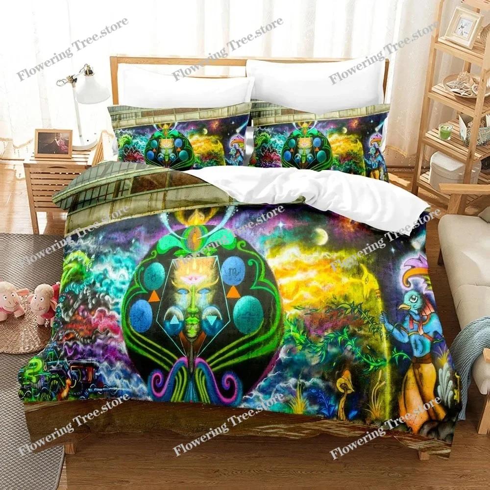Graffiti Duvet Cover Set KingQueen Size Kid Boys Youth Modern Wall Urban Street Art Painting Polyester Bedding Set Pillowcases
