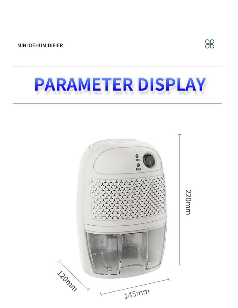 100V-240V Dehumidifier Household Air Dehumidifier Small Bathroom Dehumidifier Bedroom Bathroom Silent Moisture Absorption