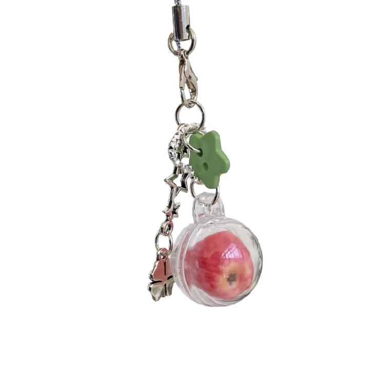 Delightful Small Fruit Shaped Mobile Phones Strap Trendy Purse Wallet Ornament Keyring Decoration Great For Gifting