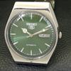 VINTAGE SEIKO 5 AUTOMATIC JAPAN 6309A MENS GREEN COLOR DIAL WATCH a701386-5 R206a-a701386