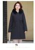 Mom's 2025 Winter Parka: Mid-Length, Double-Sided Cotton Jacket with Velvet for Middle-Aged and Elderly Women.