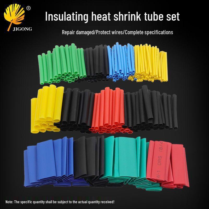 530-Piece Color Heat Shrink Tube Set: Insulating Sleeves for DIY Electricians