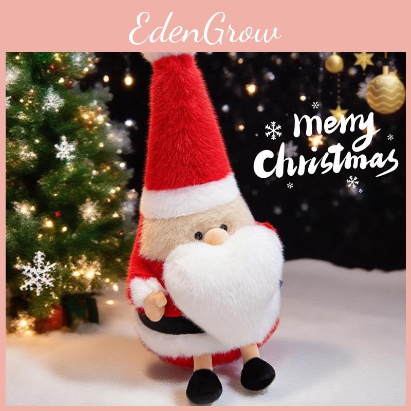 Christmas Santa Claus Plush Toy With Pp Cotton For Holiday Gift Room Decoration