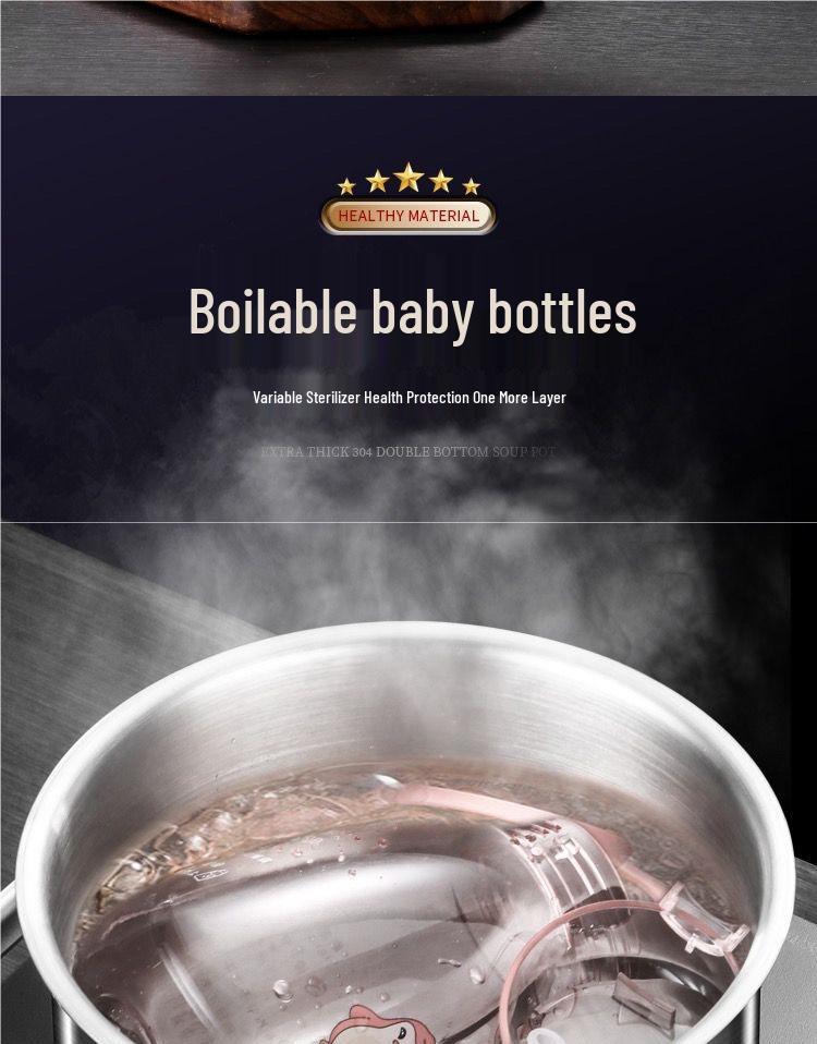 316 Stainless Steel Non-stick Milk and Baby Food Pot