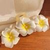 Böhmische Frangipani Blume Haarklammer Damen Pferdeschwanz Haarnadel Haar-Krabbe Haarspangen für Mädchen Süße Haar-Accessoires Kopfschmuck