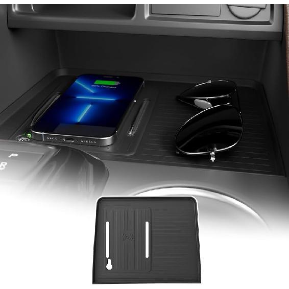 Center Console Mat Compatible With  2024 2025 Honda Pilot 2026 Passport Interior Wireless Charging Mat Center Console Anti-Slip Protector Pad