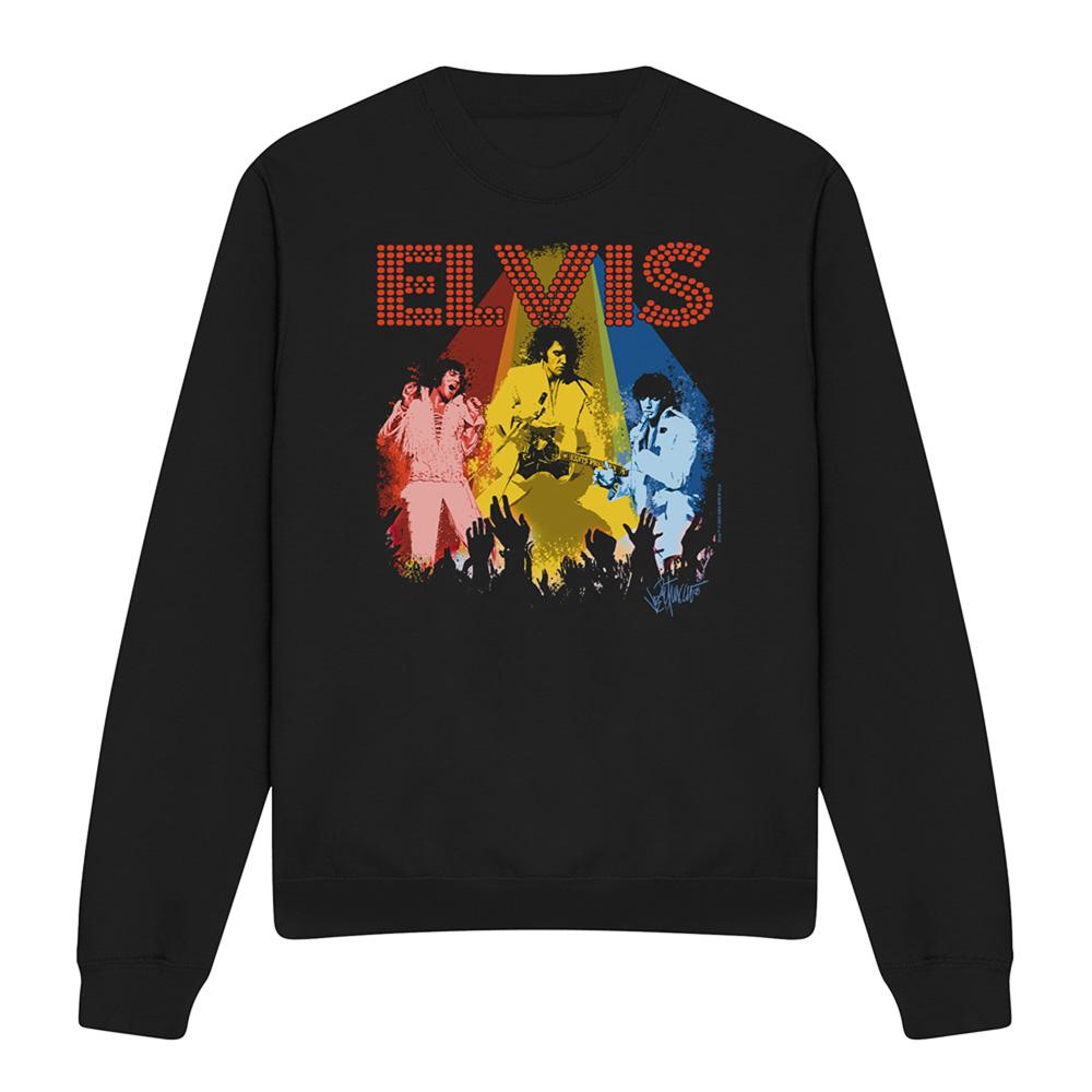 Elvis Presley Unisex Erwachsenen Vegas Remembered Sweatshirt