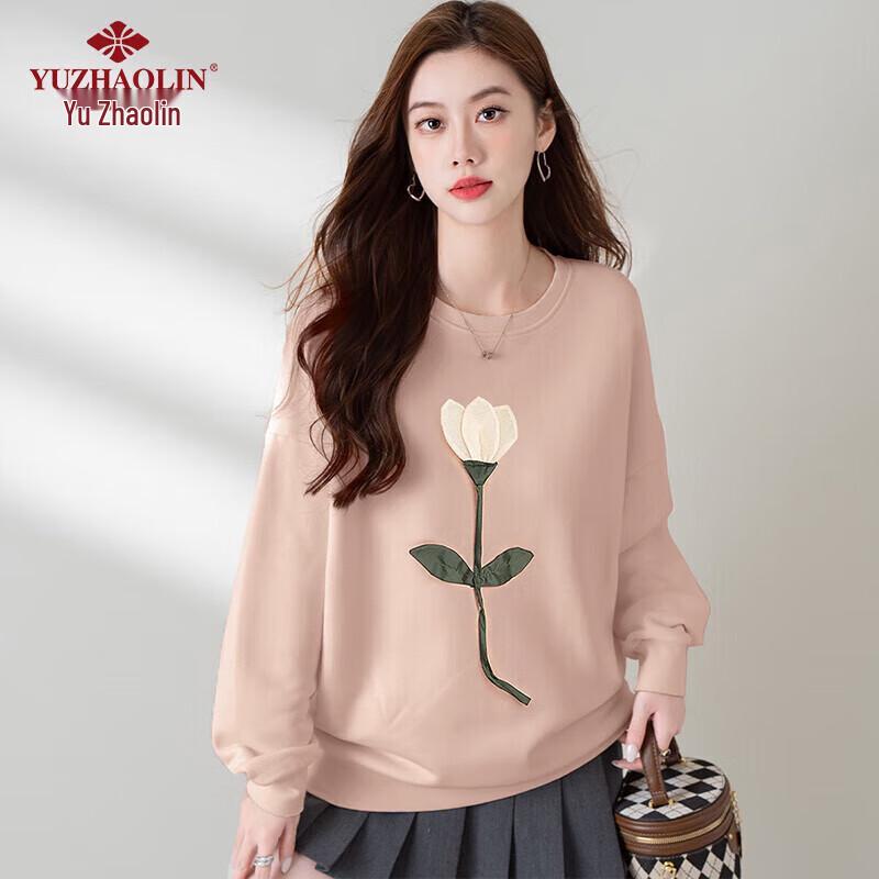 Yuzhaolin Women's Crew Neck Long-Sleeve Top