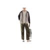 Anta Training Series Letter Loose Hooded Zipper Casual Long Sleeve Jacket Men jackets Khaki Dark-Brown-Grey 952447701-2