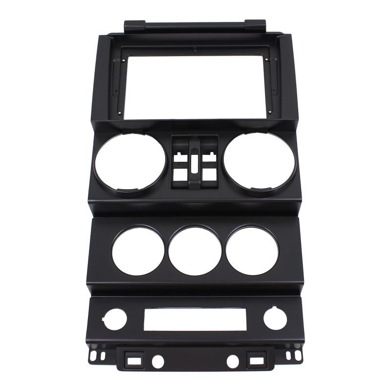 Car Radio Stereo 9Inch For Jeep Wrangler 2007-2010 4-Door Dash Panel Trim Bezel Fascia Frame Kit