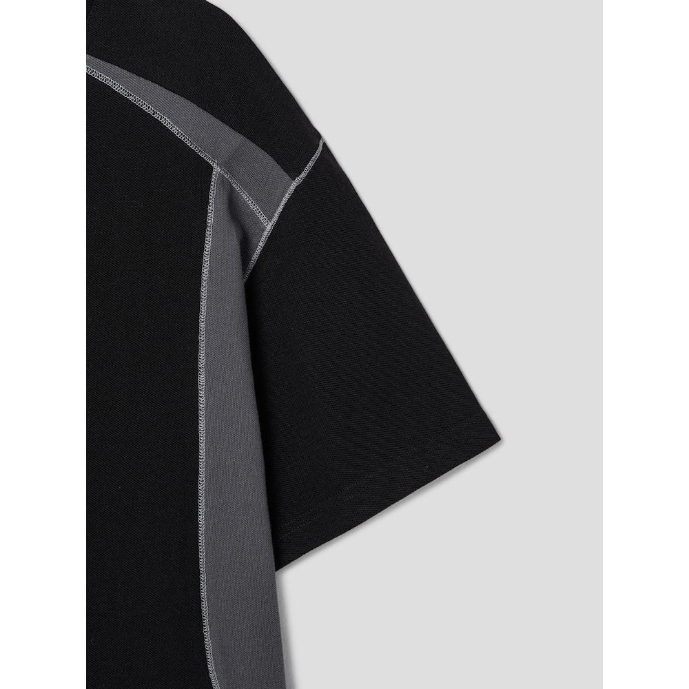 8seconds Block Detail One-Point Pique T-Shirt Black (424742Dy25)
