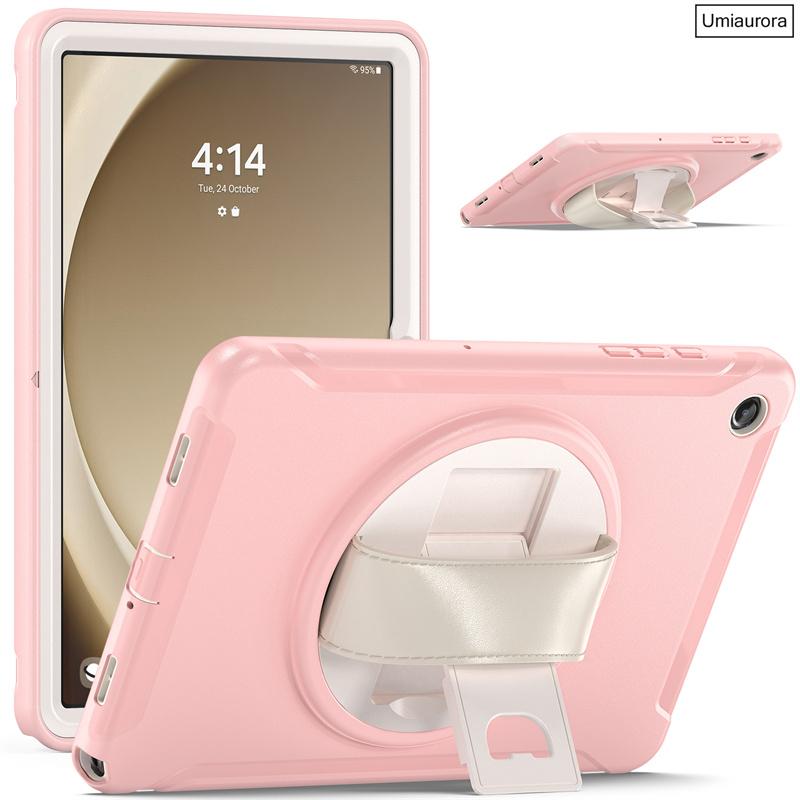 For Samsung Tab A A7 A8 A9+ A11 Plus 11 Inch SM-X230 X210 X200 S6 Lite 10.4" Shockproof Tablet Case Hand Strap Stand Armor Funda