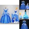 Premium Quality Gorgeous Princess Cinderella Cosplay Costume For Women With Accessories