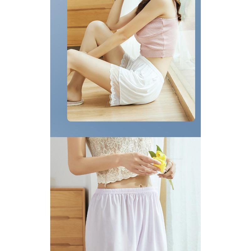 In Summer, Women's Safety Pants Can Be Worn Outside To Prevent Naked Three-point Lace Shorts Thin and Loose
