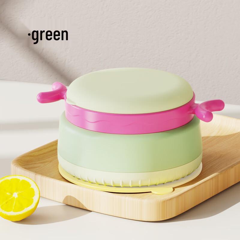 ZISIZ Stainless Steel Insulated Baby Food Bowl