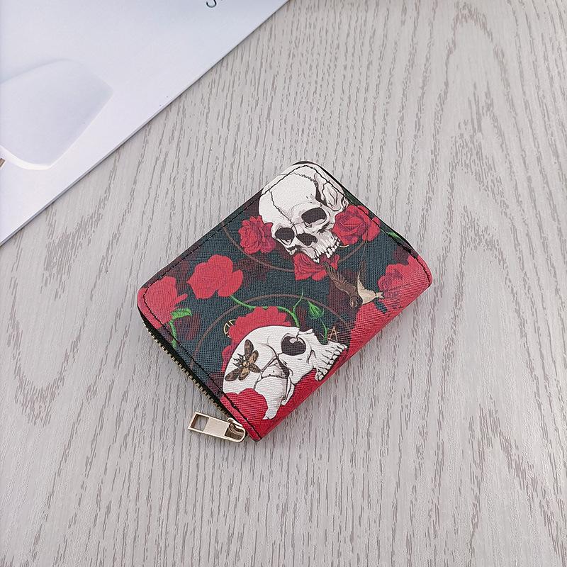 Women's Korean Style Cartoon Mini Wallet & Zipper Card Holder Coin Purse