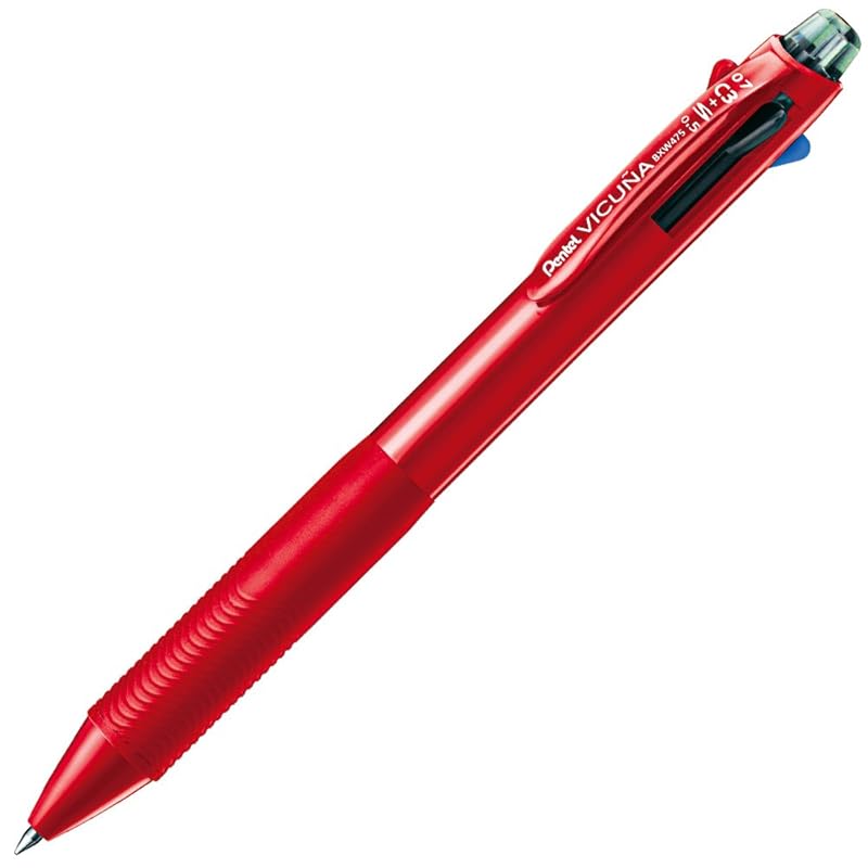 

Pentel multifunction pen vicuña BXW475B red axis